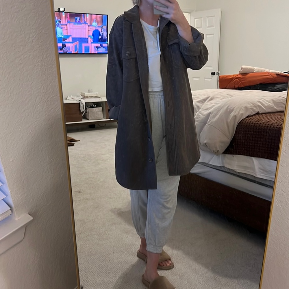 Gentle Fawn oversized jacket (barely worn) SO cute on.
